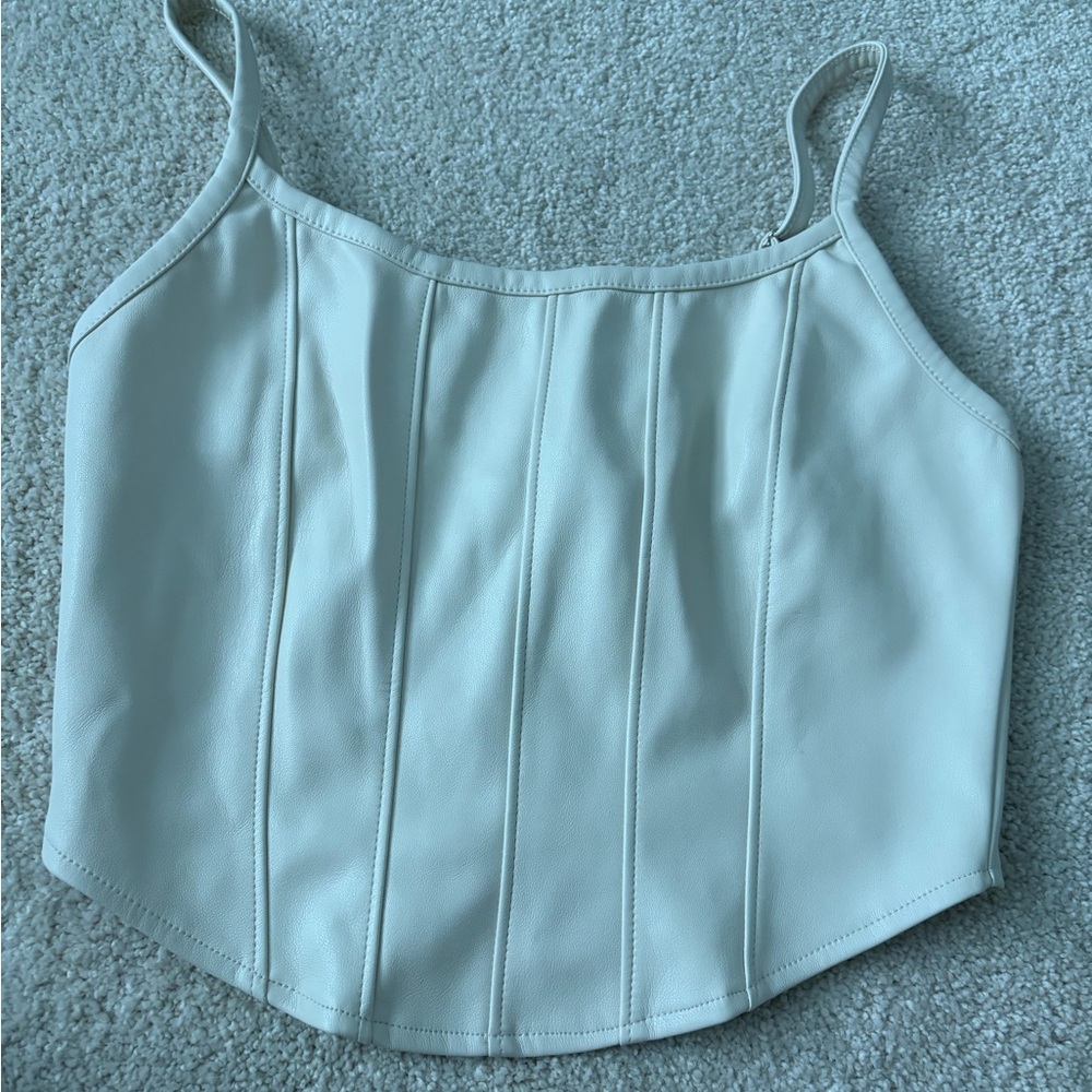 White Corset Small Top